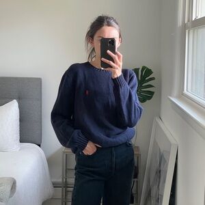 Ralph Lauren Polo navy pullover sweater